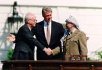 Bill Clinton | File:Bill Clinton, Yitzhak Rabin, Yasser Arafat at the White House 1993-09-13.jpg