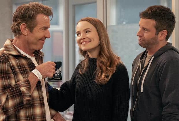 Merry Happy Whatever (2019) | Dennis Quaid, Bridgit Mendler, and Brent Morin in Merry Happy Whatever (2019)