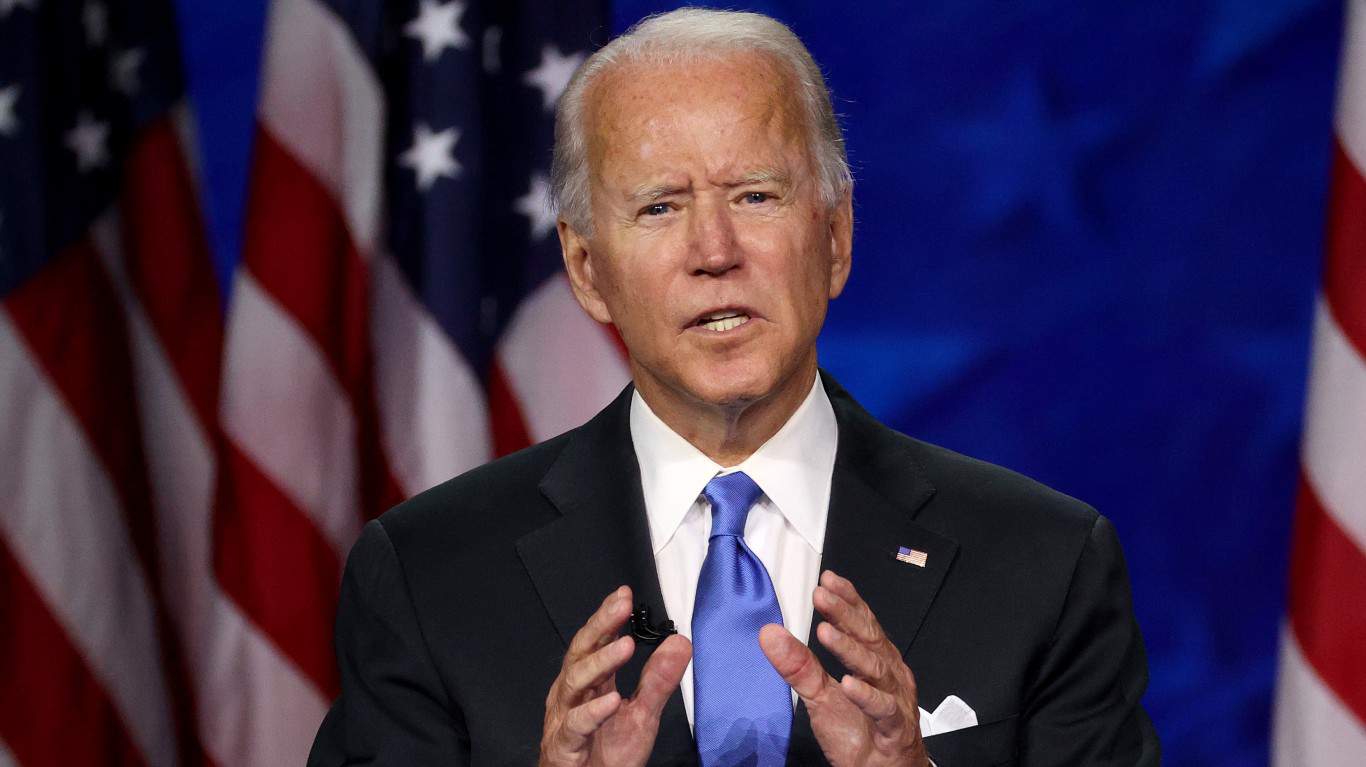 Joe Biden | Joe Biden Accepts Party's Nomination For President In Delaware During Virtual DNC