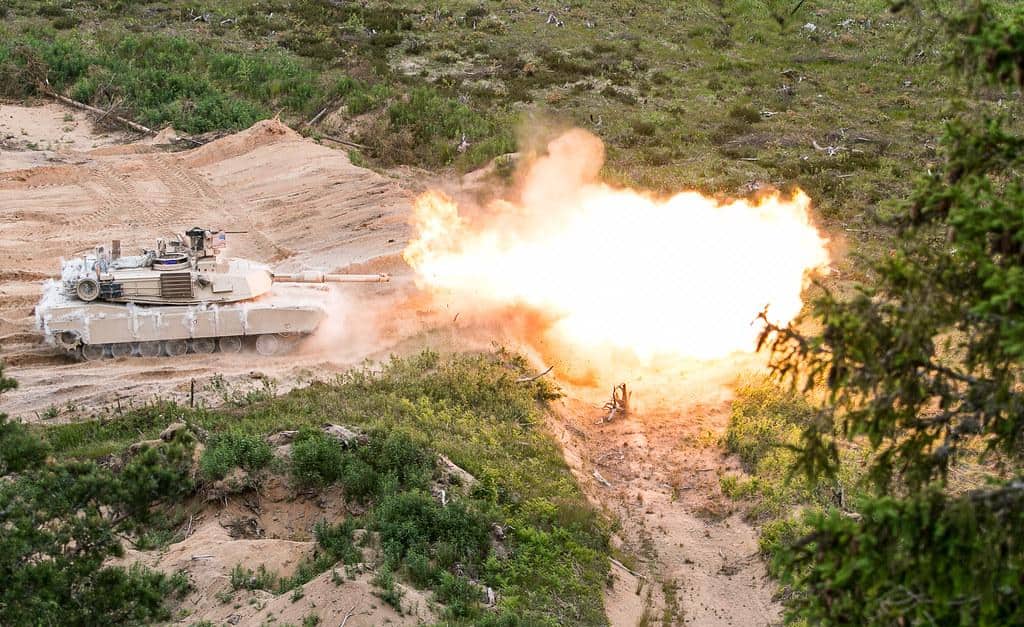 M1+Abrams | M1 Abram Tank Live Fire