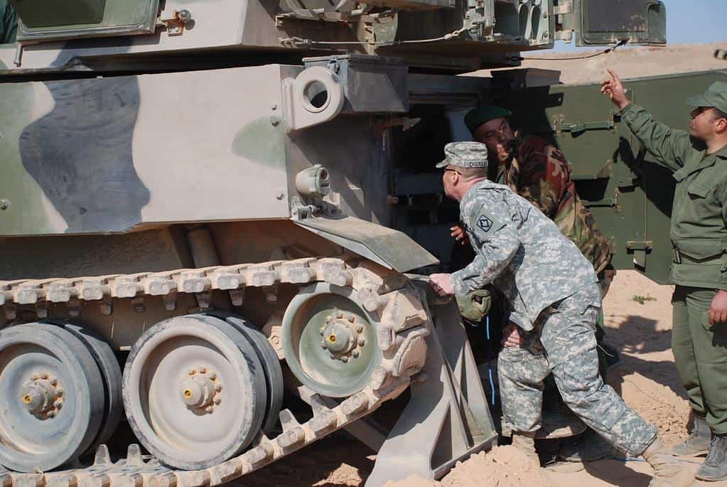 Fort Sill personnel observe training at Moroccan Field Artillery Center by US Army Africa