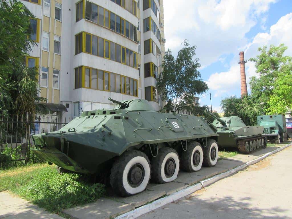 Military vehicles Chisinau Moldova by amanderson2