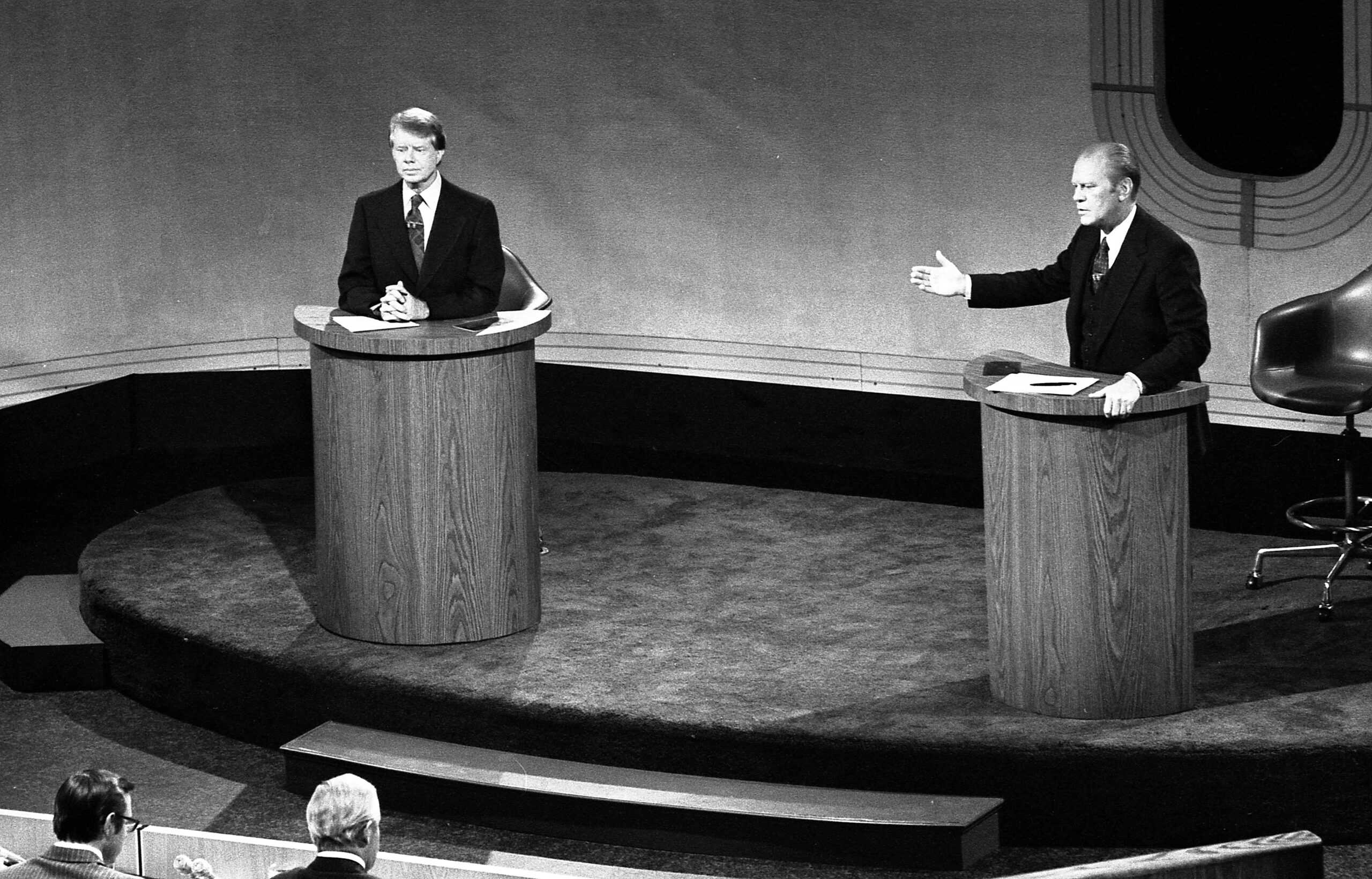 Gerald Ford | File:Carter and Ford in a debate, September 23, 1976.jpg