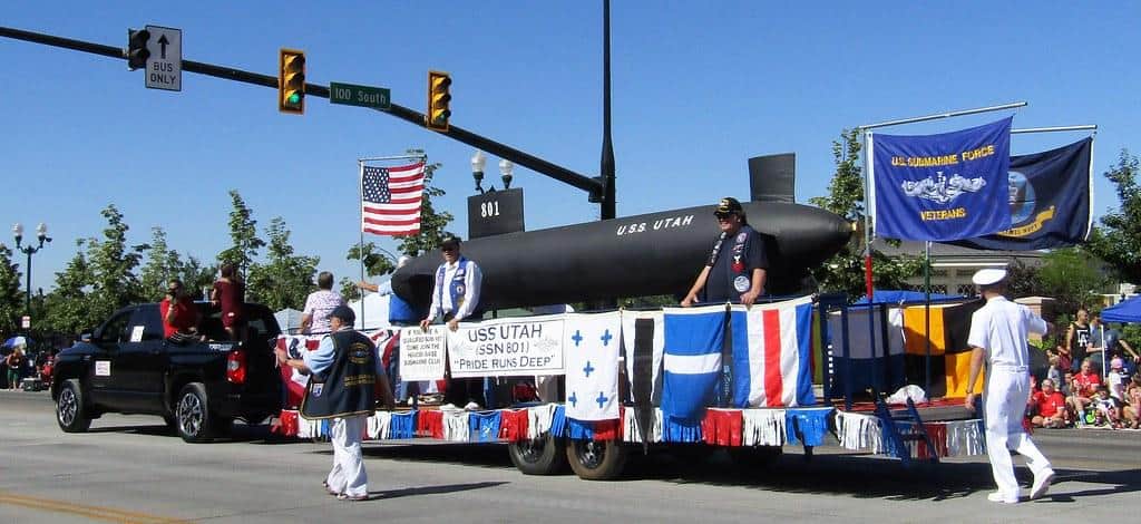 USS Utah (SSN 801) at Freedom Festival by Ben P L