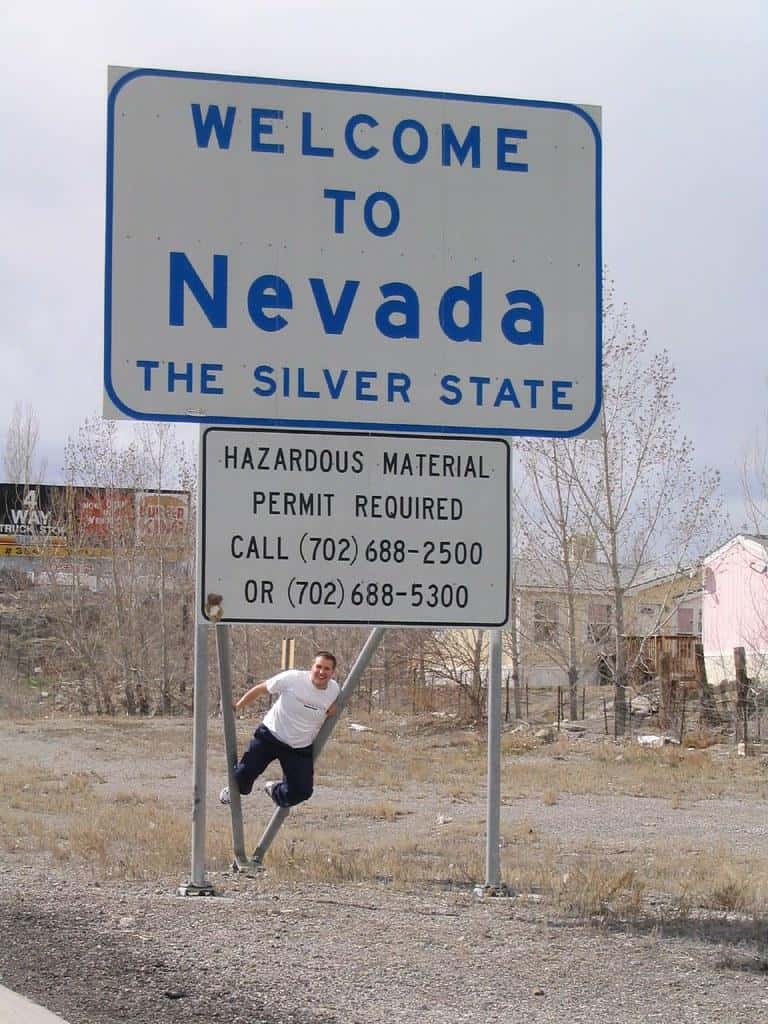 Ken, Welcome to Nevada, Interstate 80, West Wendover, Nevada by Ken Lund