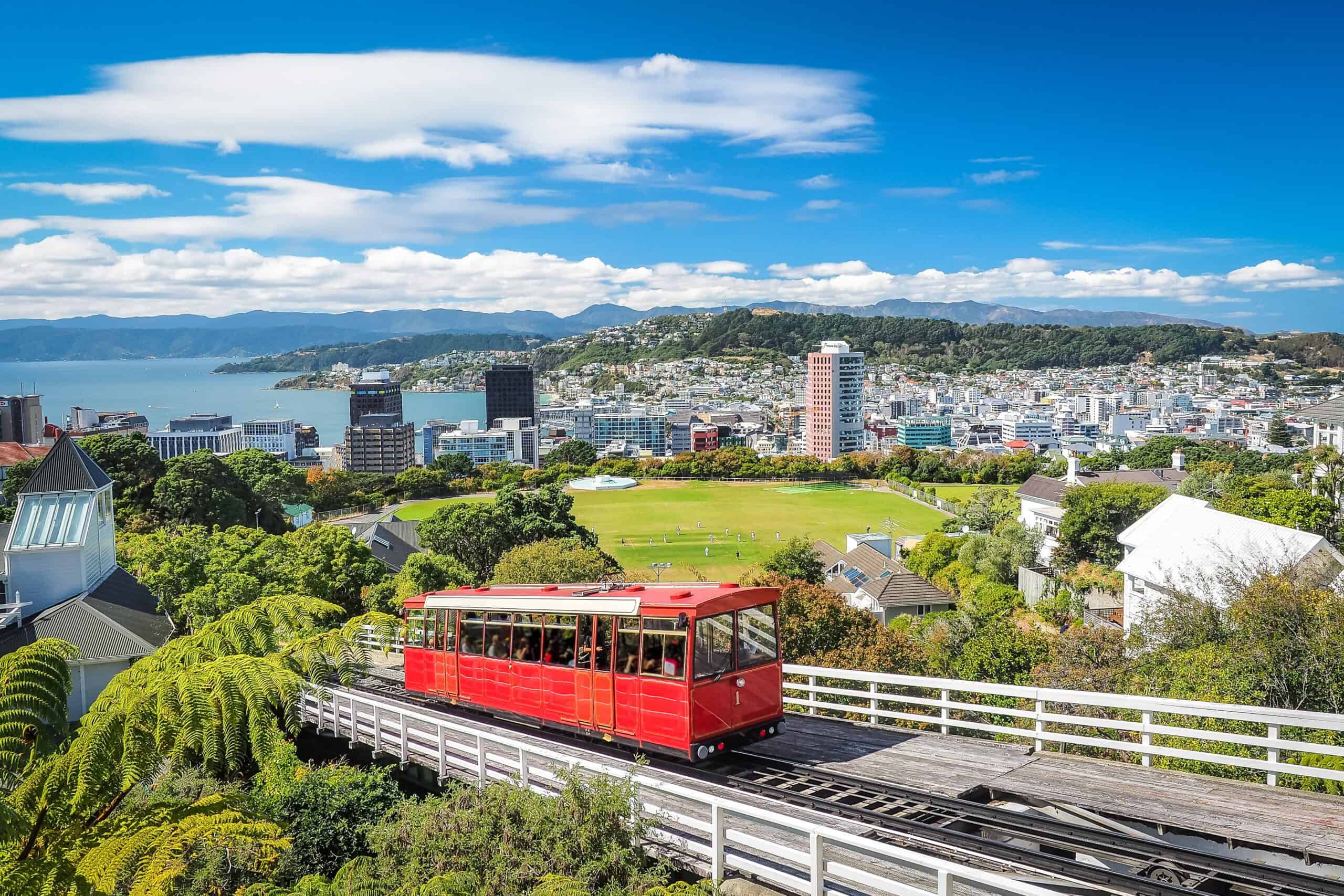 New Zealand | Wellington Cable Car, the landmark of New Zealand.