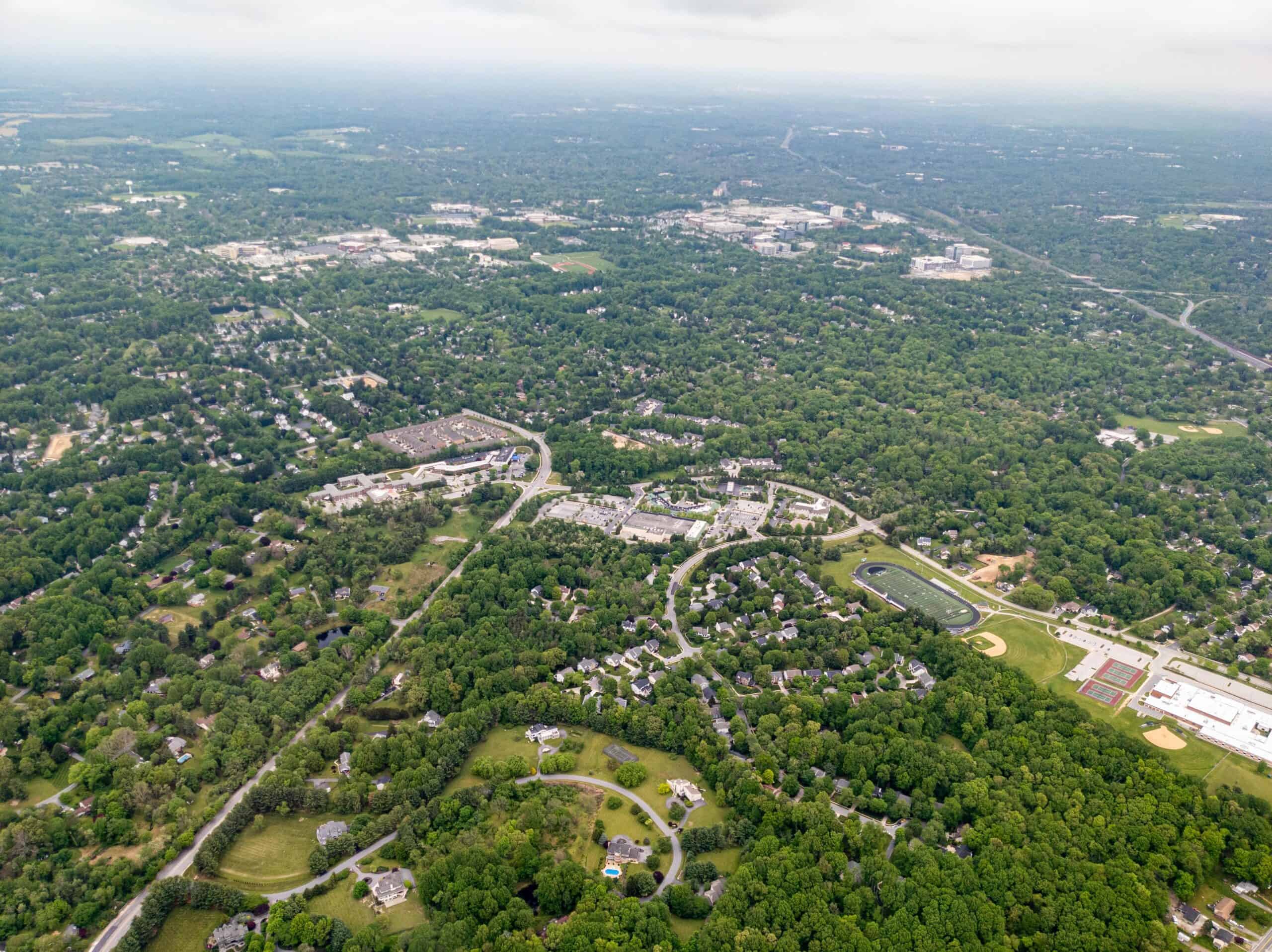 Columbia, Maryland | Aerial view of Columbia, Maryland