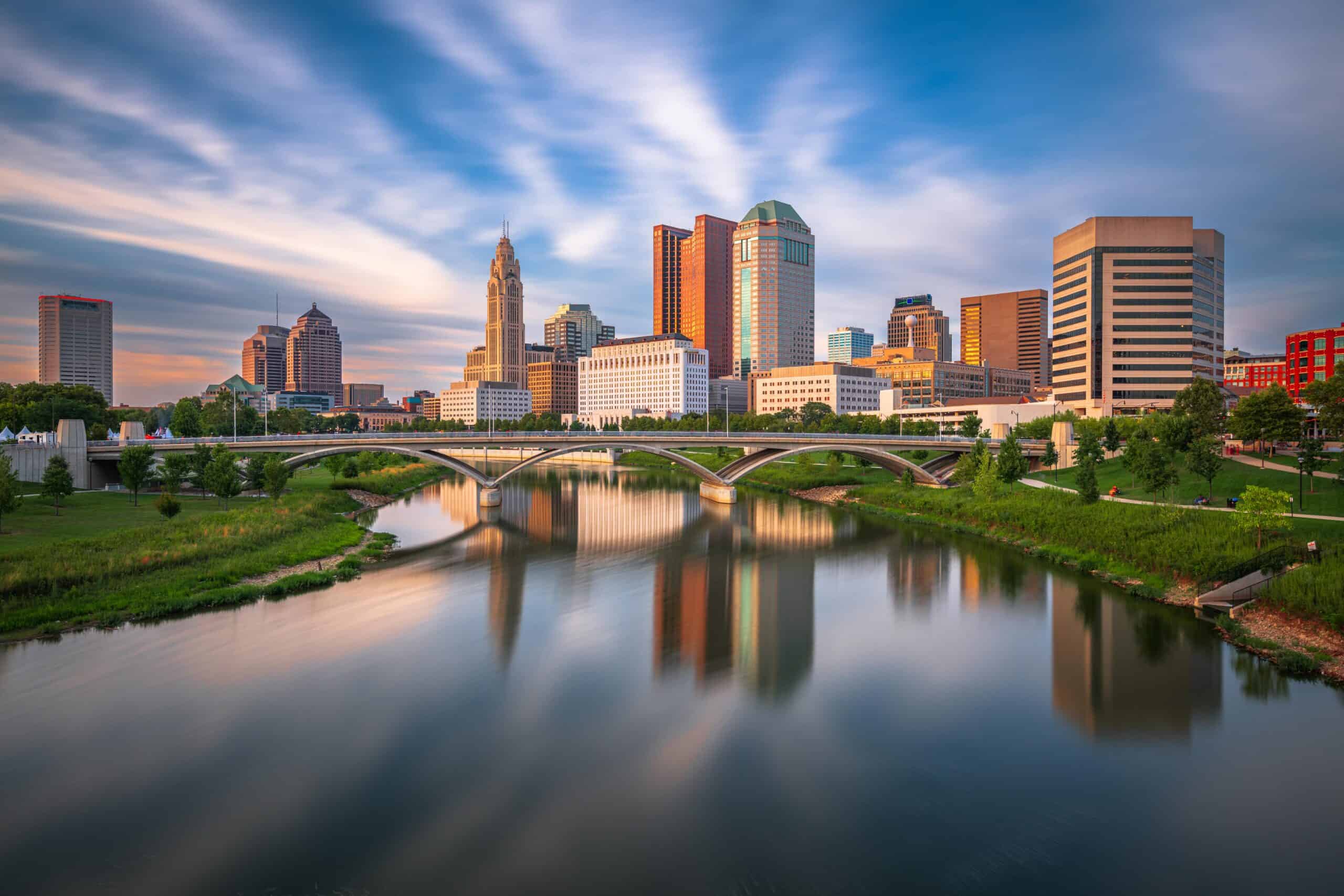 Columbus, Ohio | Columbus, Ohio, USA Skyline on the Scioto River