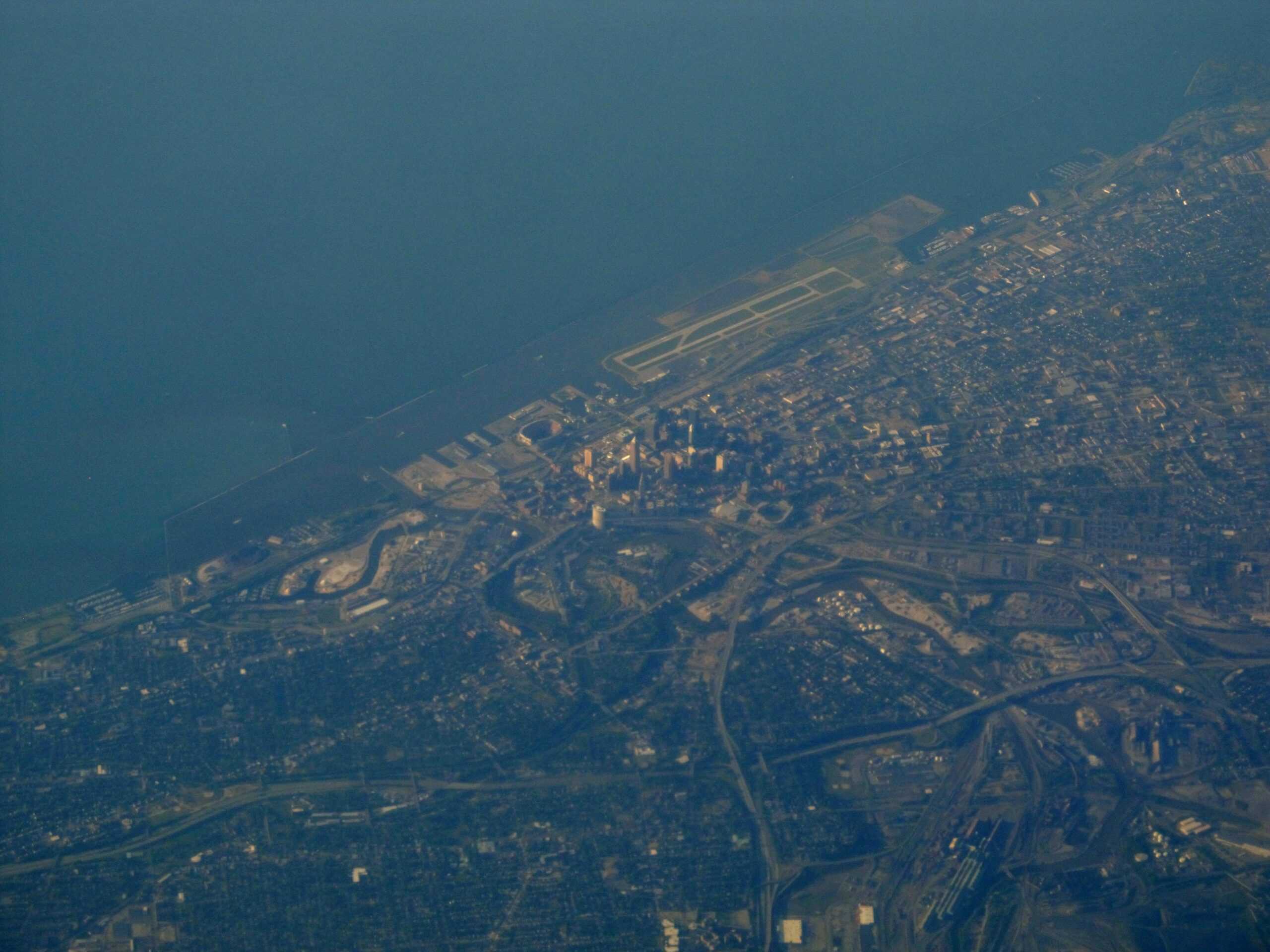 Cleveland-Elyria+Ohio+people | Cleveland, Ohio from Flight Between Newark and Chicago