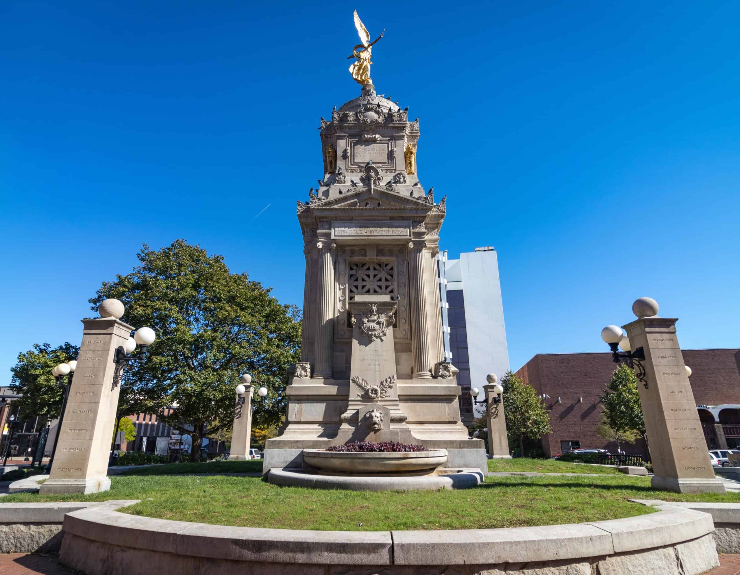 New Britain, Connecticut | Soldiers' Monument - Downtown New Britain, CT