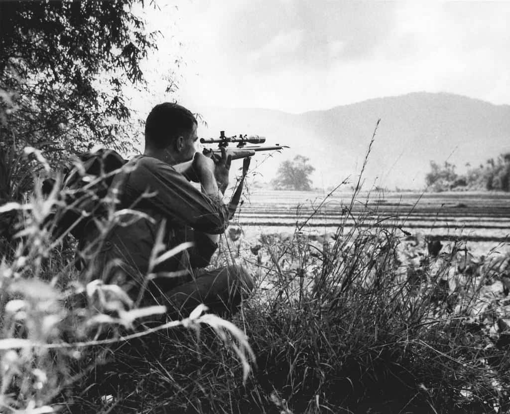 vietnam+war+sniper | Sniper, Vietnam, circa 1968