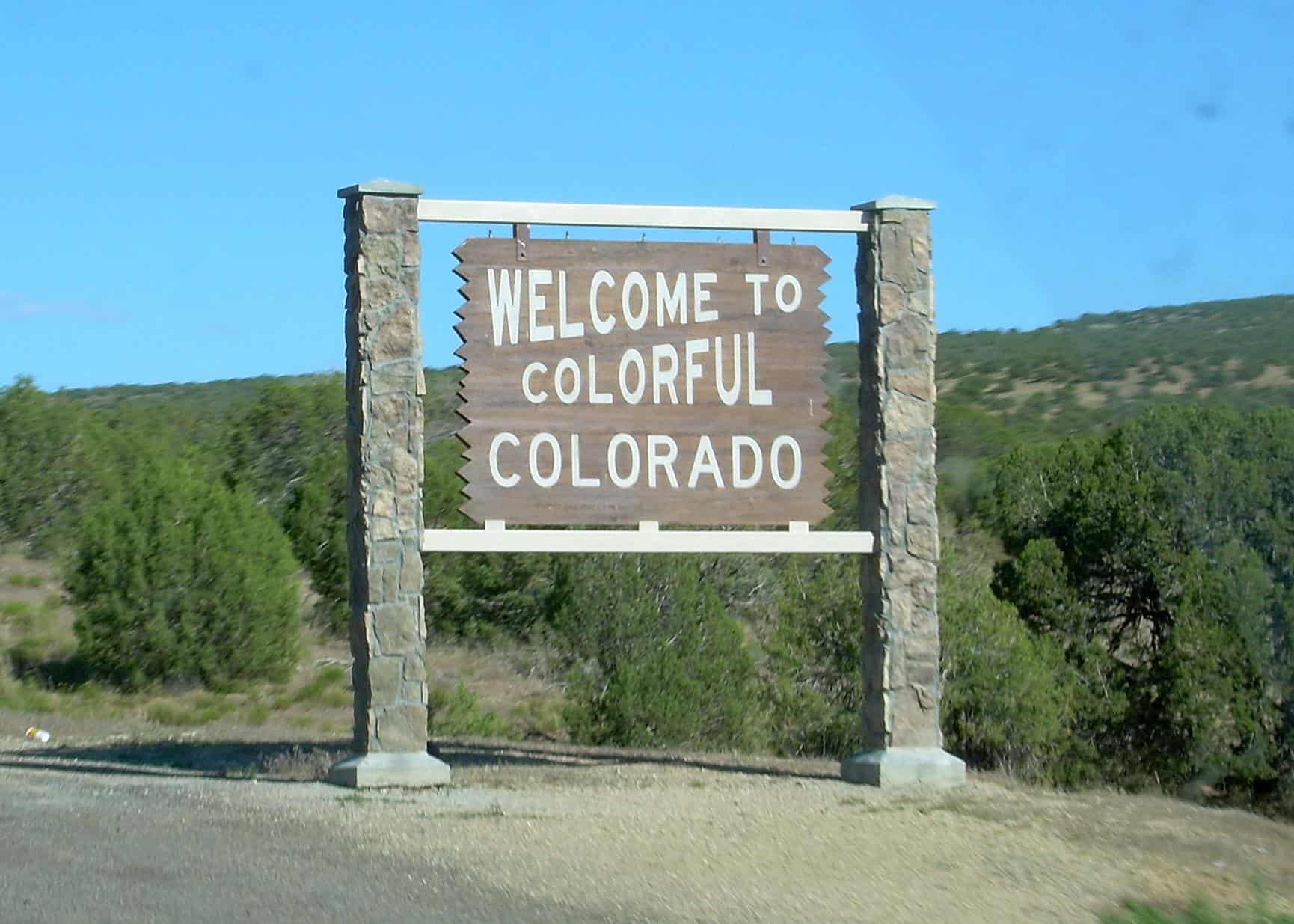 Colorado | File:"Welcome to Colorful Colorado" state welcome sign along Interstate 70, entering from Utah (2006).jpg