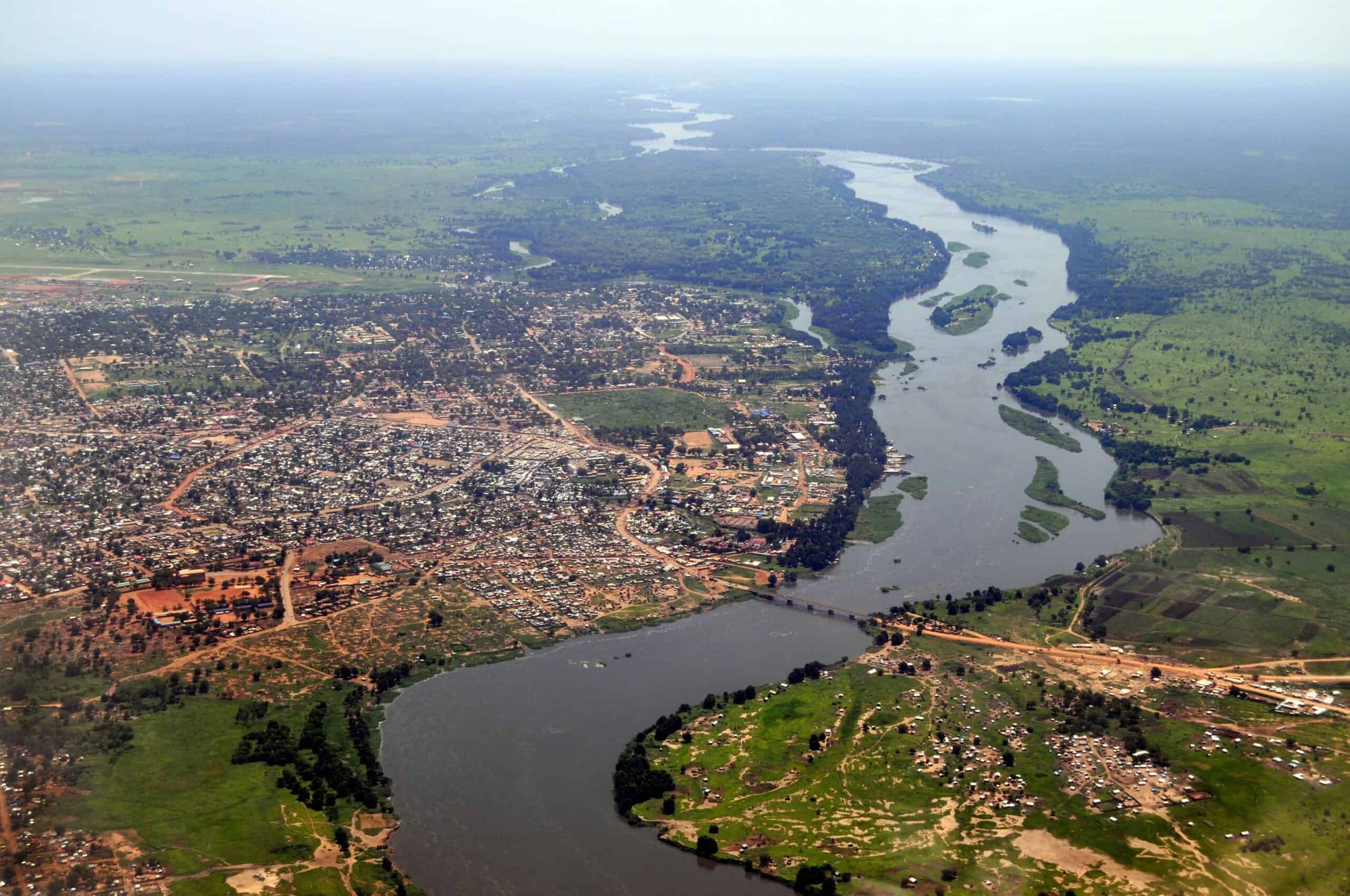 South Sudan | Aerial of Juba, South Sudan's capital