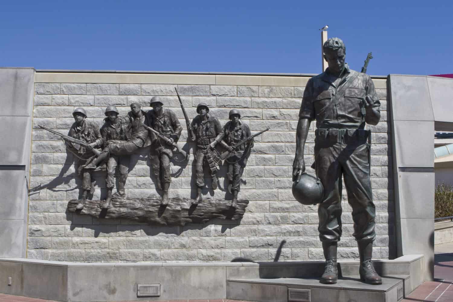 Korean War Memorial in Atlantic City, New Jersey