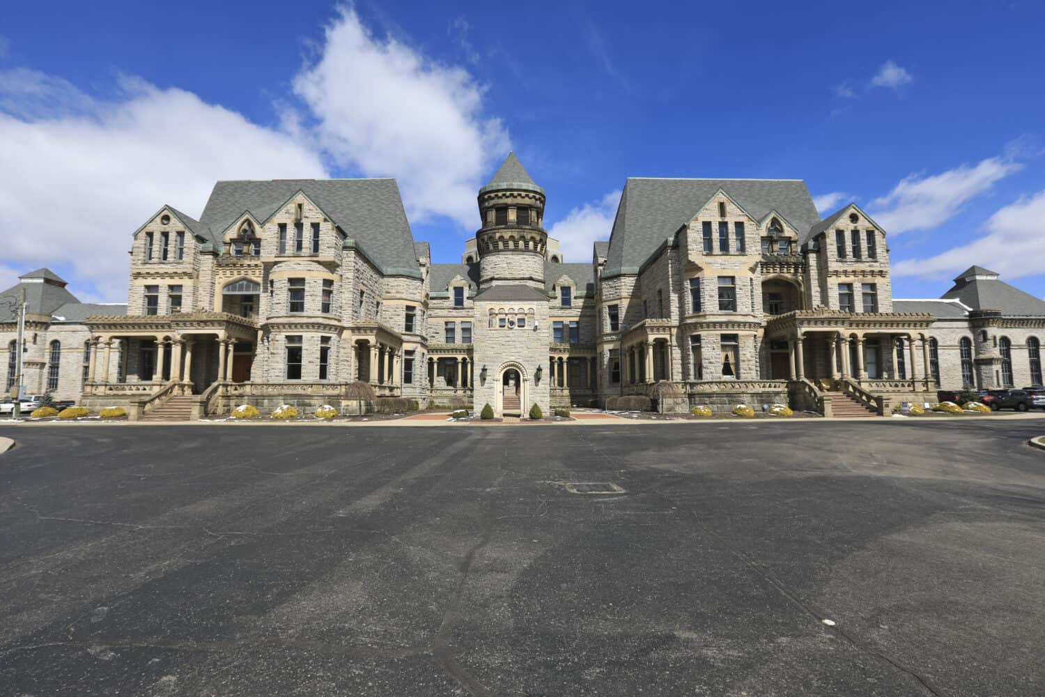 The Ohio State Reformatory in Mansfield Ohio is on the register of historical places. Tours operate daily, making it a popular tourist attraction. by aceshot1