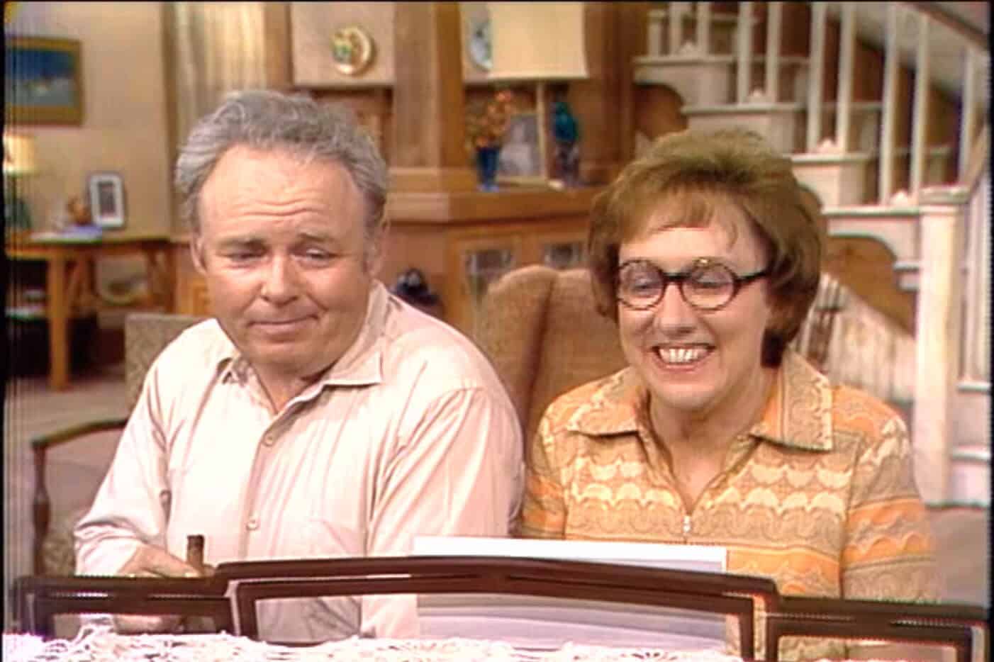 Carroll O'Connor and Jean Stapleton in All in the Family (1971)