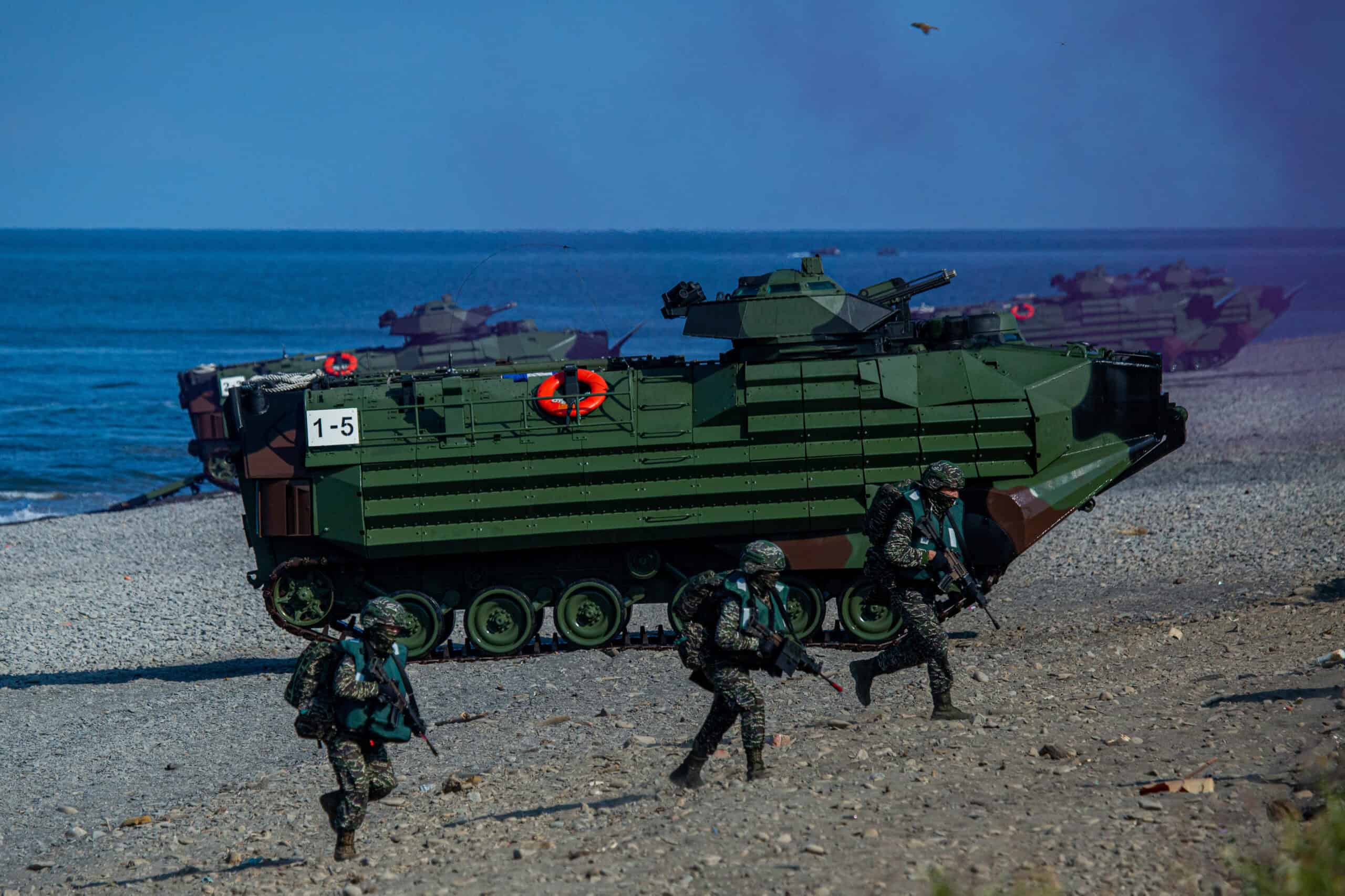 Taiwan Conducts Live Fire Military Exercises
