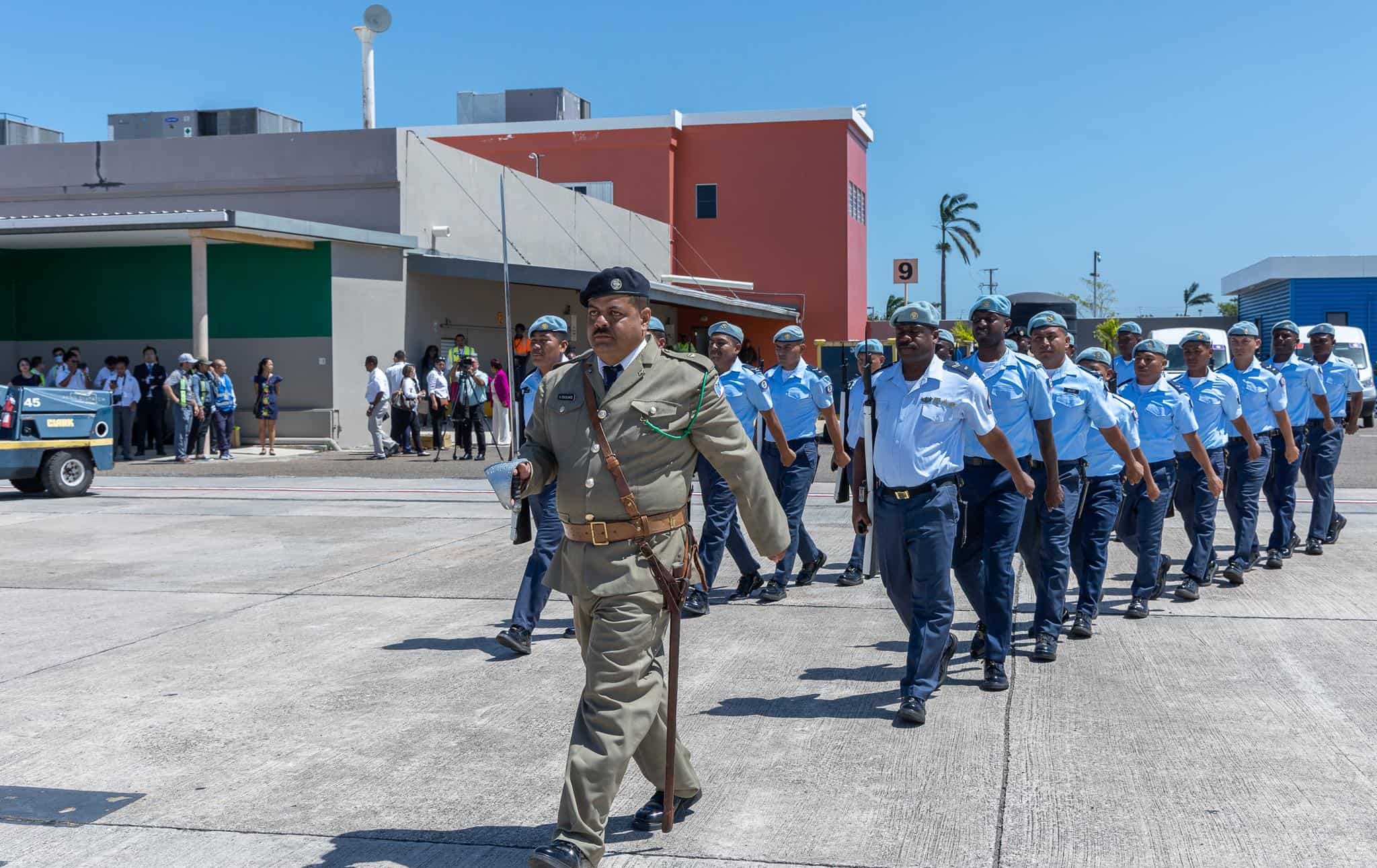 Beliz+military | Marching Military people of Belize 2023-04-05