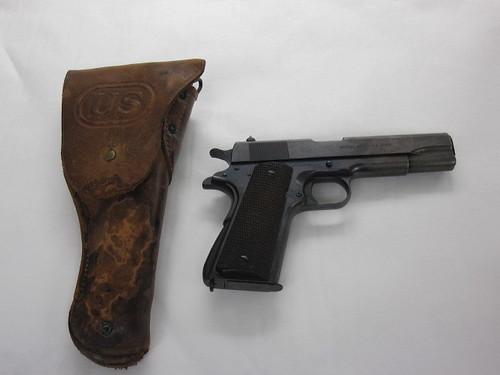 2002-10-1 Pistol, Cal 45, US, M1911, Colt by Naval History & Heritage Command
