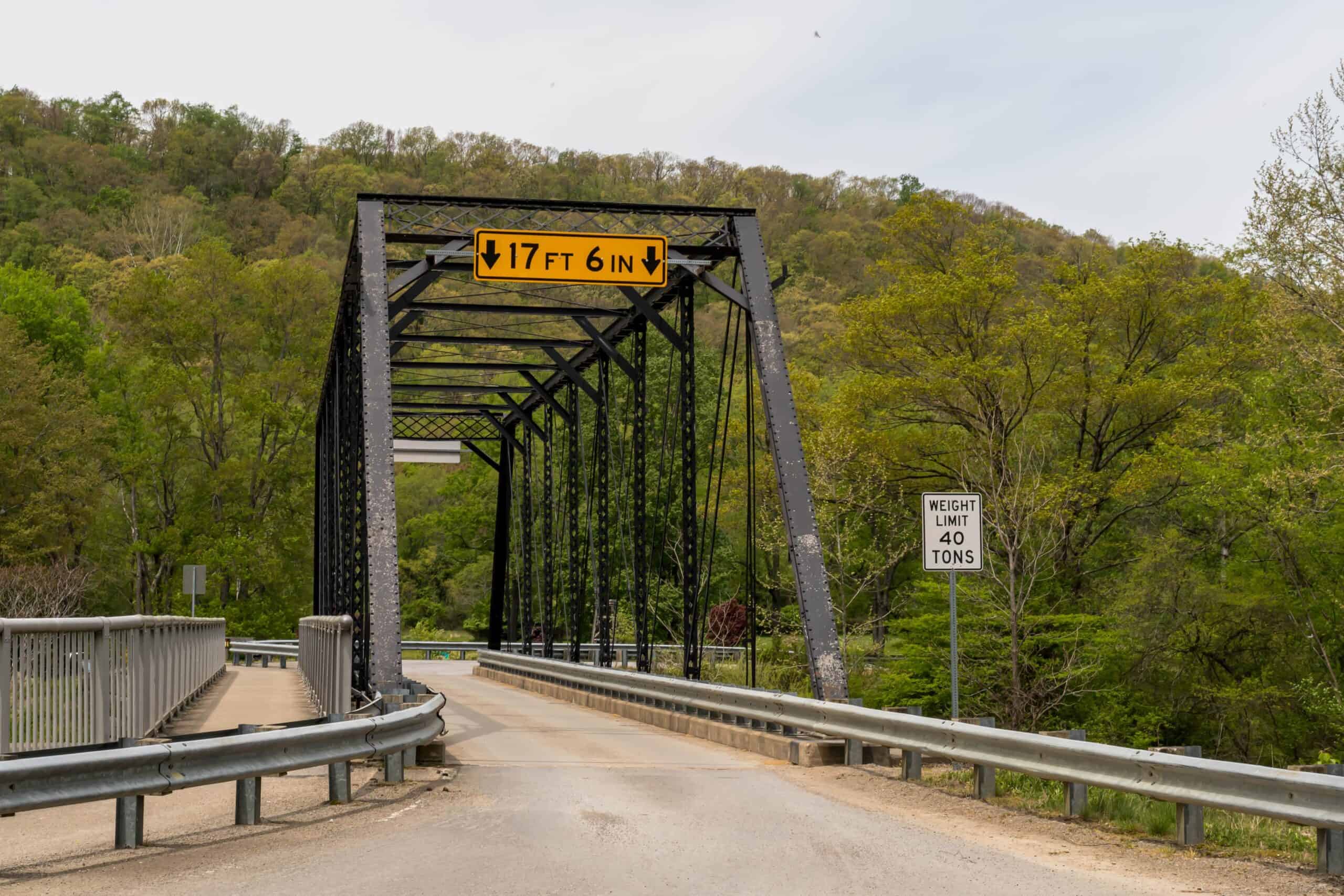 Titusville, Pennsylvania | A bridge in the forest in Titusville, Pennsylvania, USA