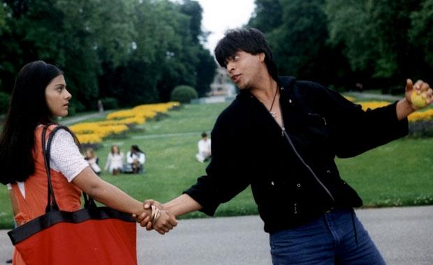 Dilwale Dulhania Le Jayenge (1995) | Kajol and Shah Rukh Khan in Dilwale Dulhania Le Jayenge (1995)