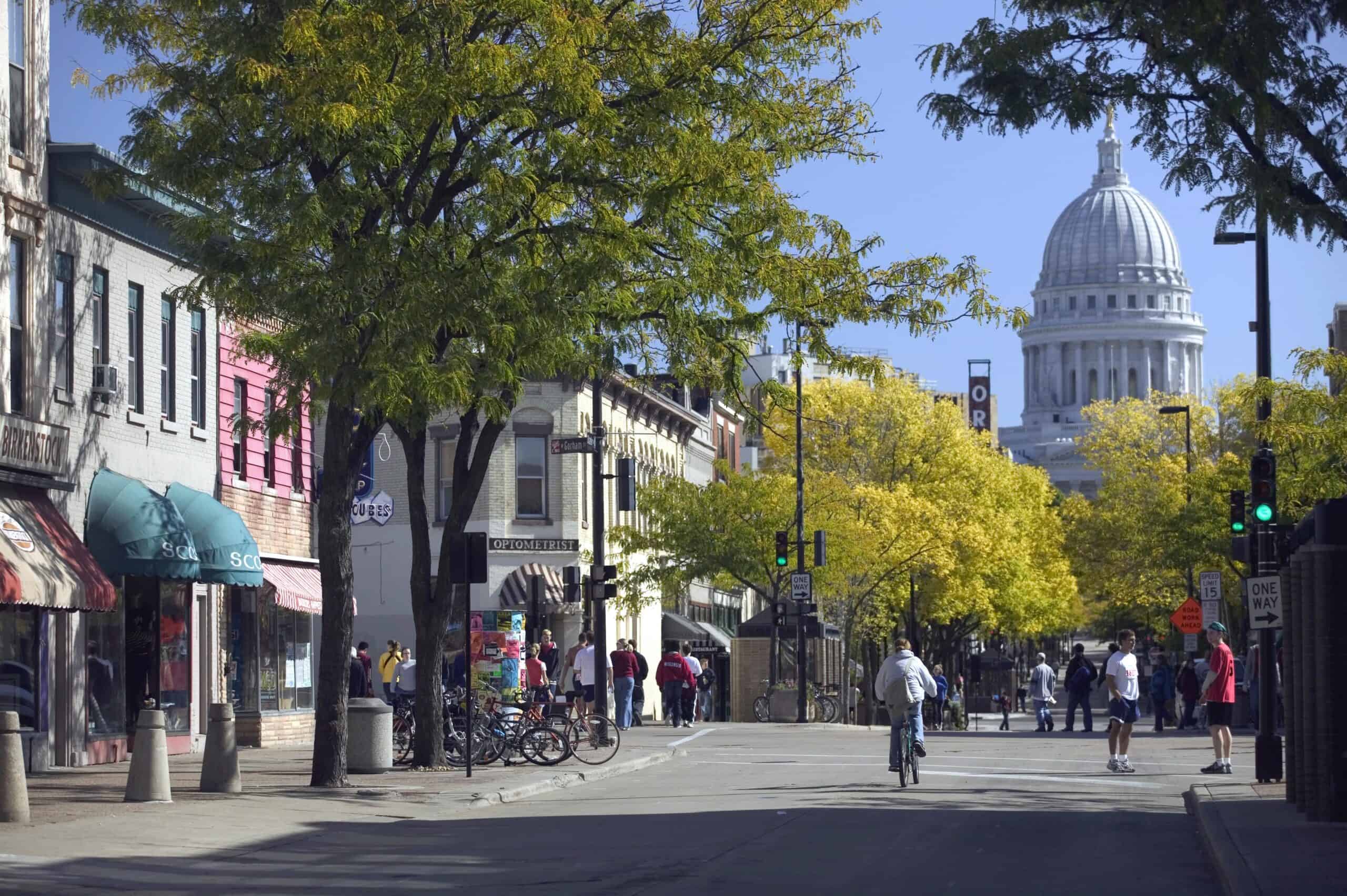 Wisconsin state image | State Street Pedestrian Mall, Madison, WI
