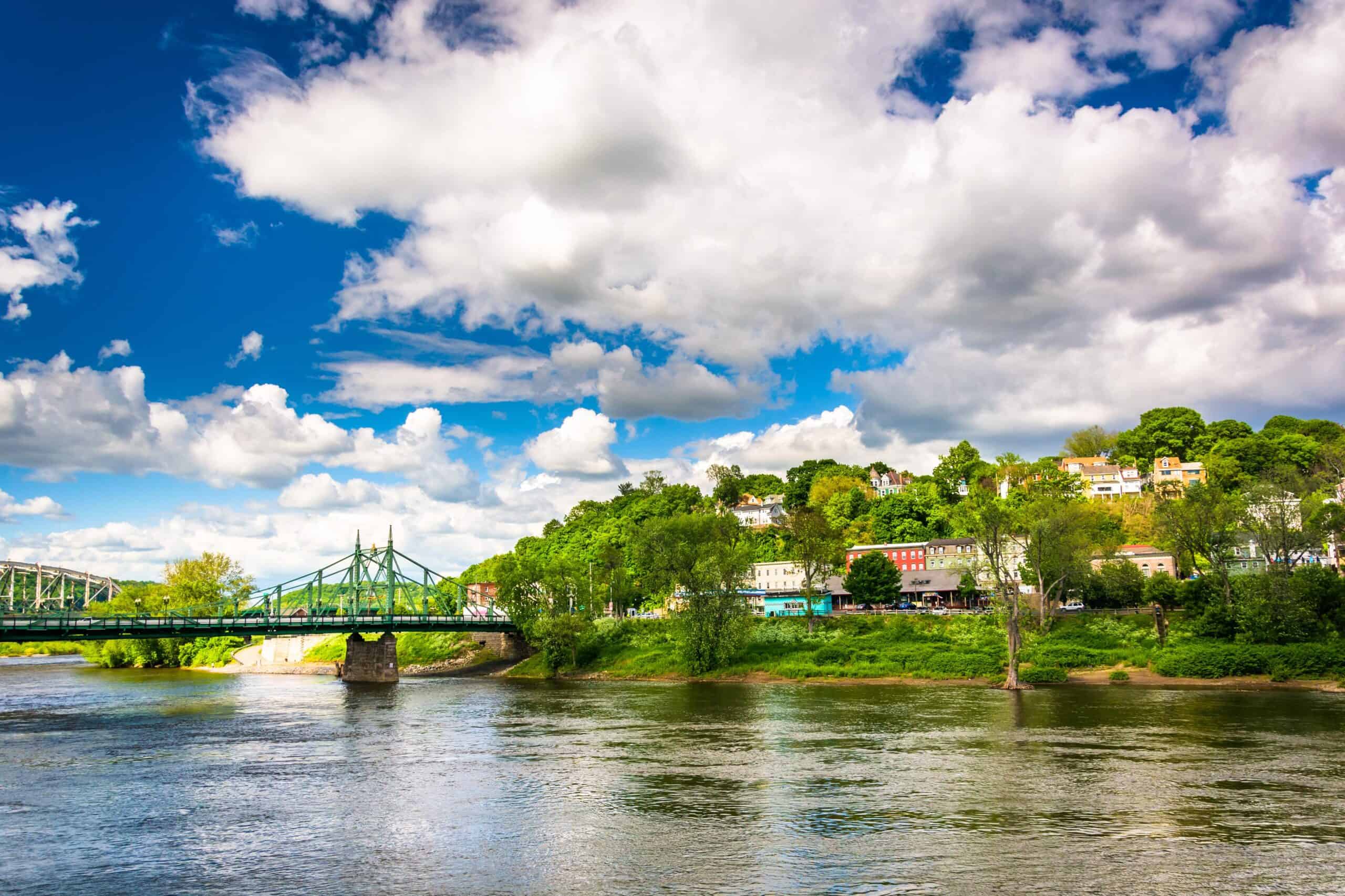Phillipsburg, New Jersey | Phillipsburg, New Jersey, seen across the Delaware River from Ea