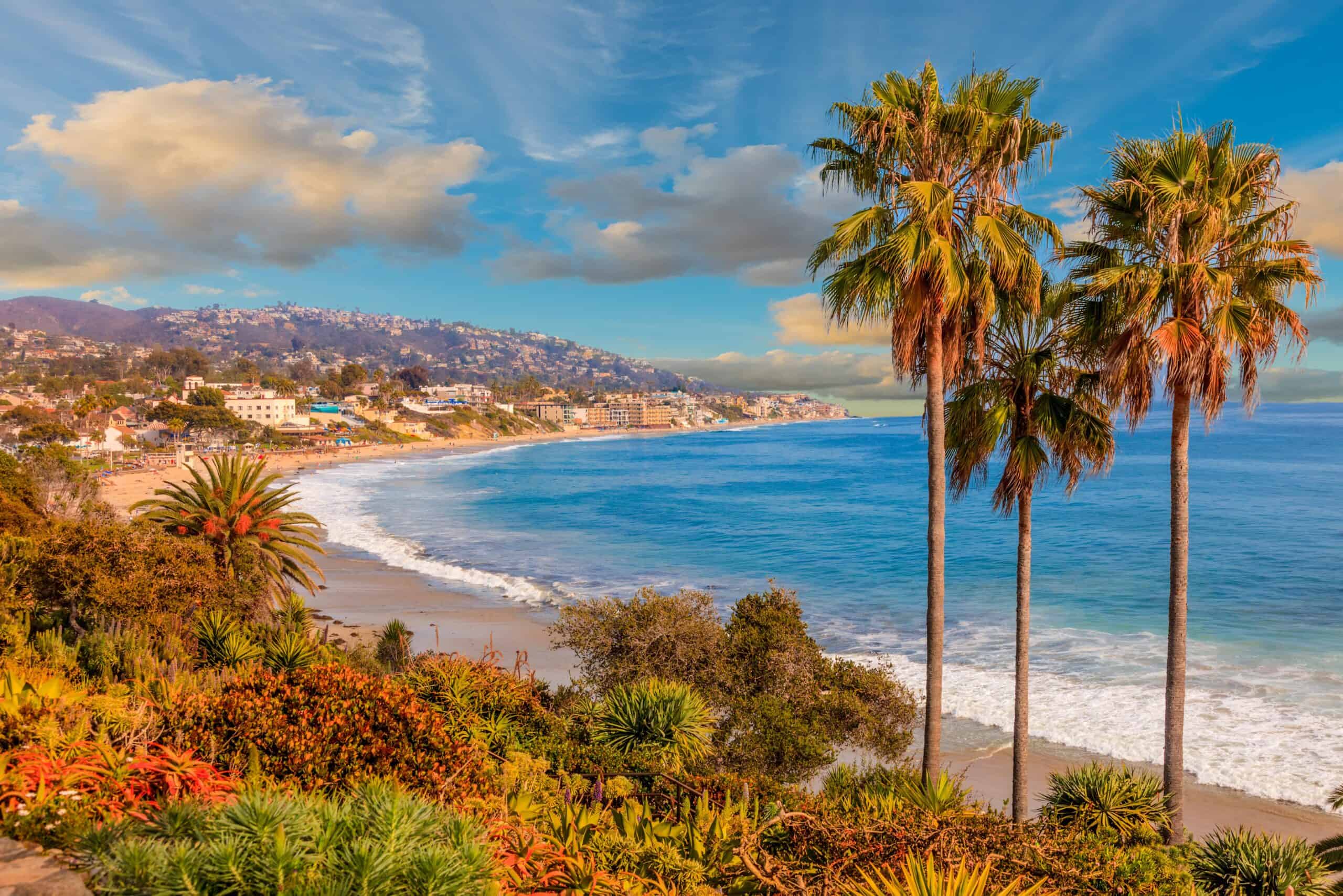 Orange County, California | Laguna Beach coastline,Pacific Ocean,Rte 1,Orange County,CA