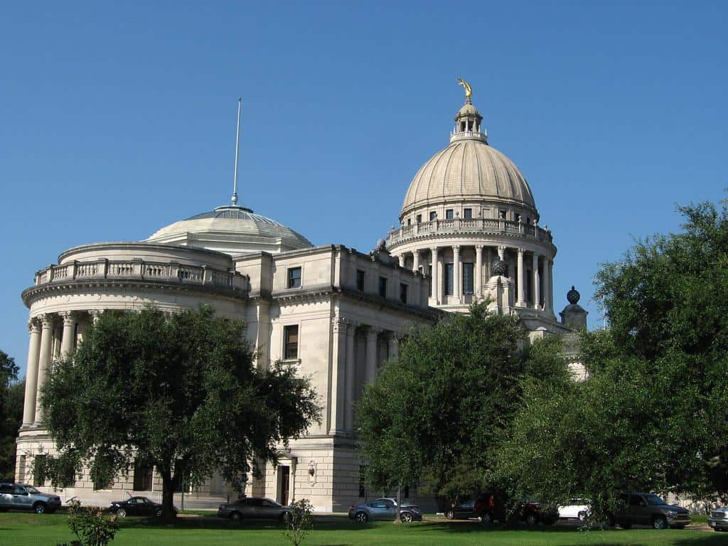 Mississippi State Capitol, Jackson, Mississippi by Ken Lund