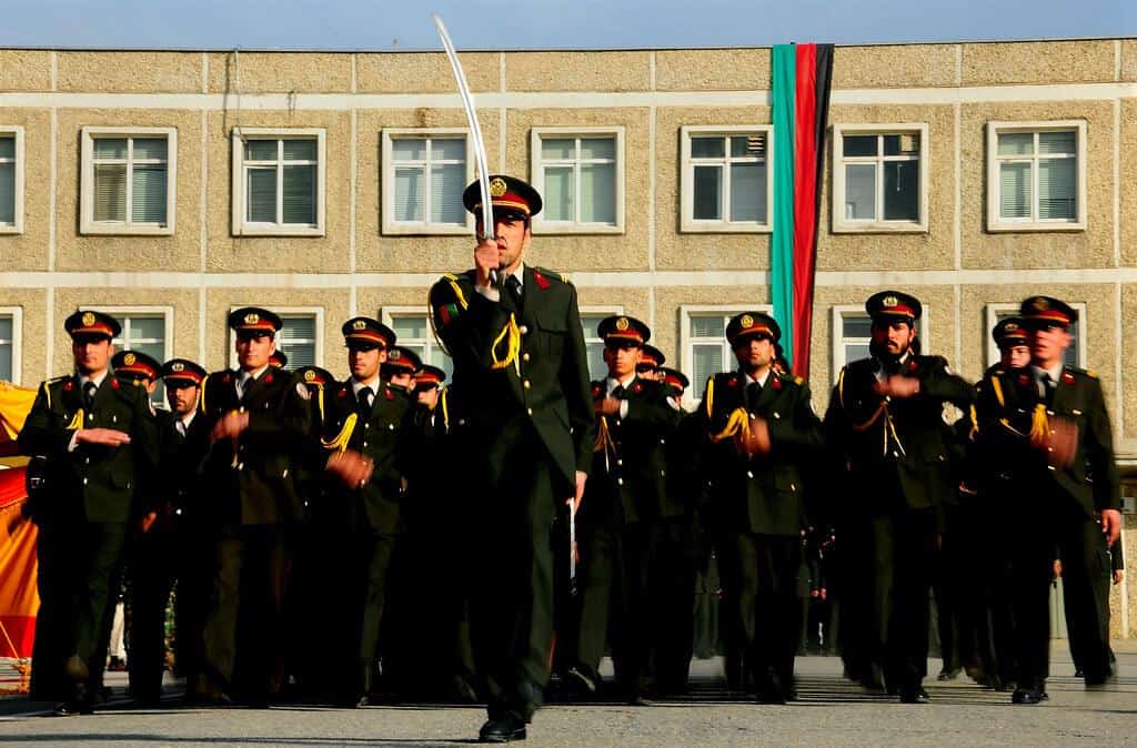 National Military Academy of Afghanistan Affirmation Ceremony by NATO Training Mission-Afghanistan