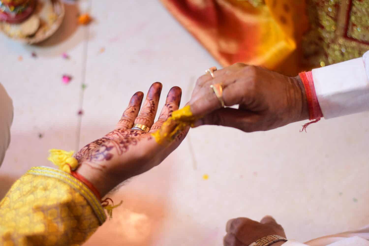 indian wedding culturel program haldi celebration