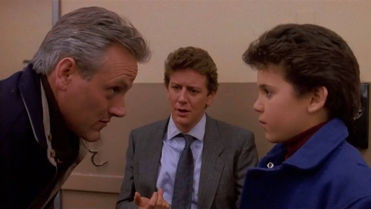Fred Savage, Judge Reinhold, and Charles Lucia in Vice Versa (1988)