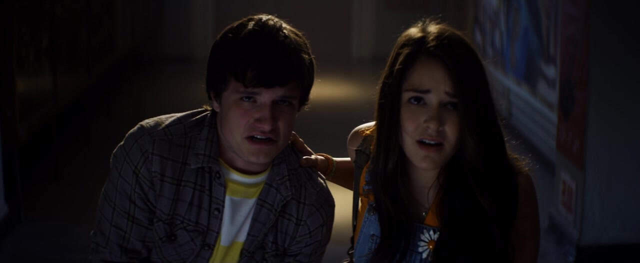 Josh Hutcherson and Shanley Caswell in Detention (2011)