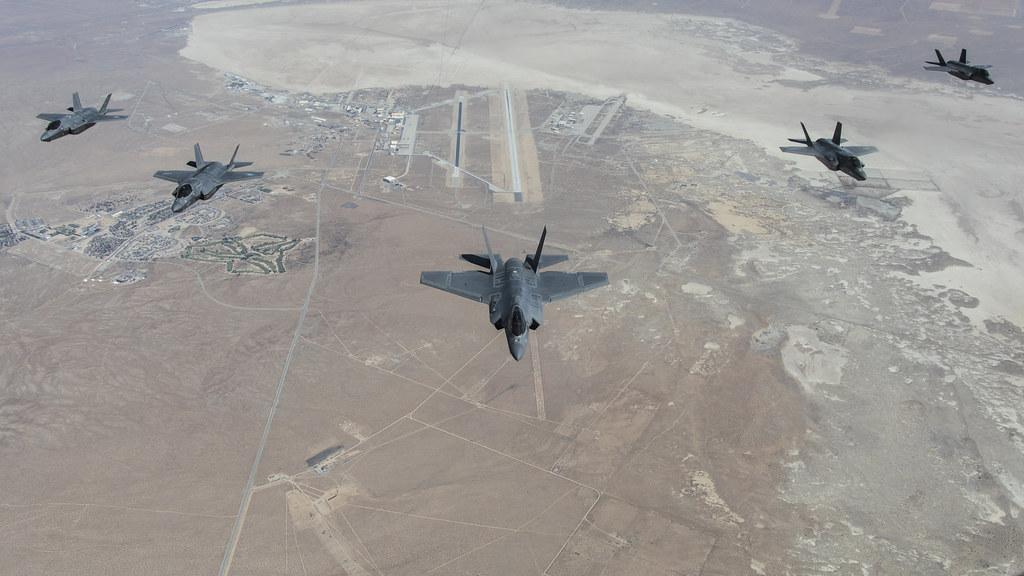 F-35+Lightning+II | Goodbye Edwards, (Lockheed Martin F-35 'Lightning II' 'Joint Strike Fighter's' depart), hello Nellis.