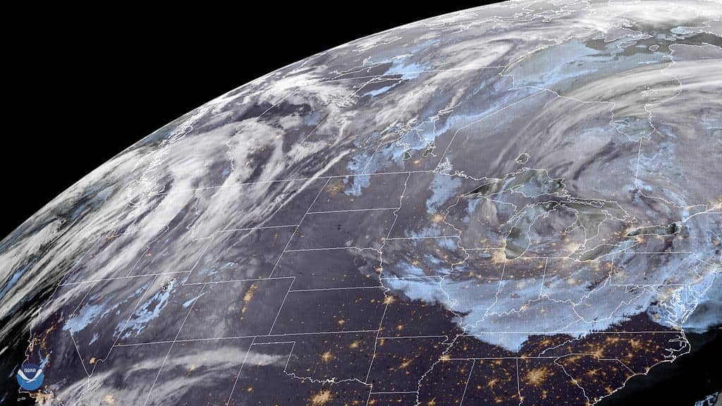 Great Lakes Region Slammed By Severe Winter Storm by NOAASatellites