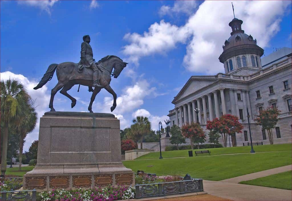 Wade Hampton Statue on the South Carolina Capitol Grounds -- Columbia (SC) July 2012 by Ron Cogswell