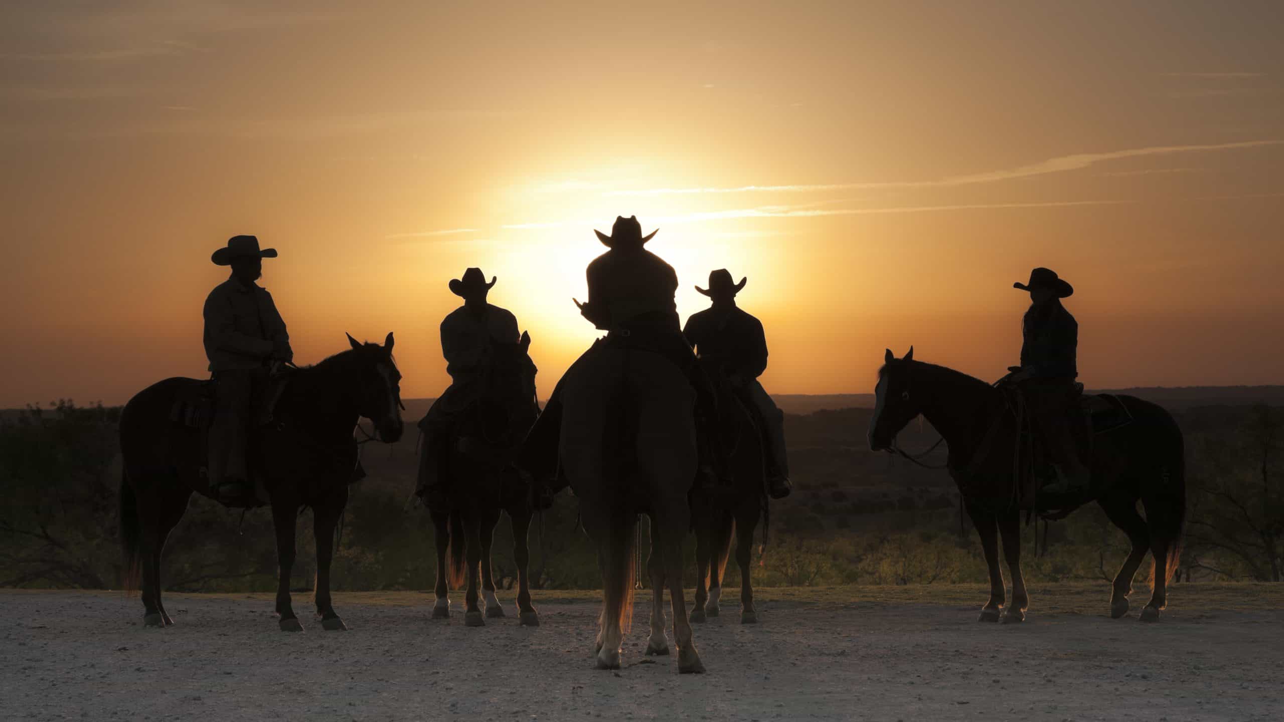 Weatherford, Texas | Cowboys and cowgirl at sunrise