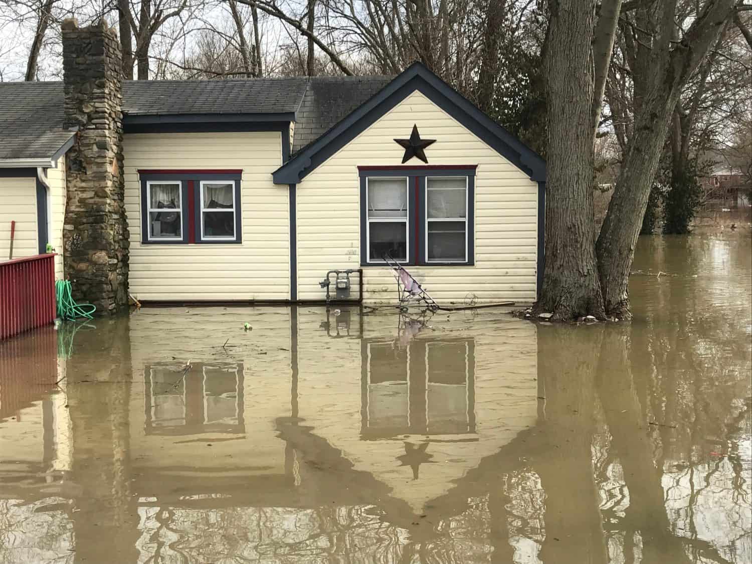 Cincinnati house flooding