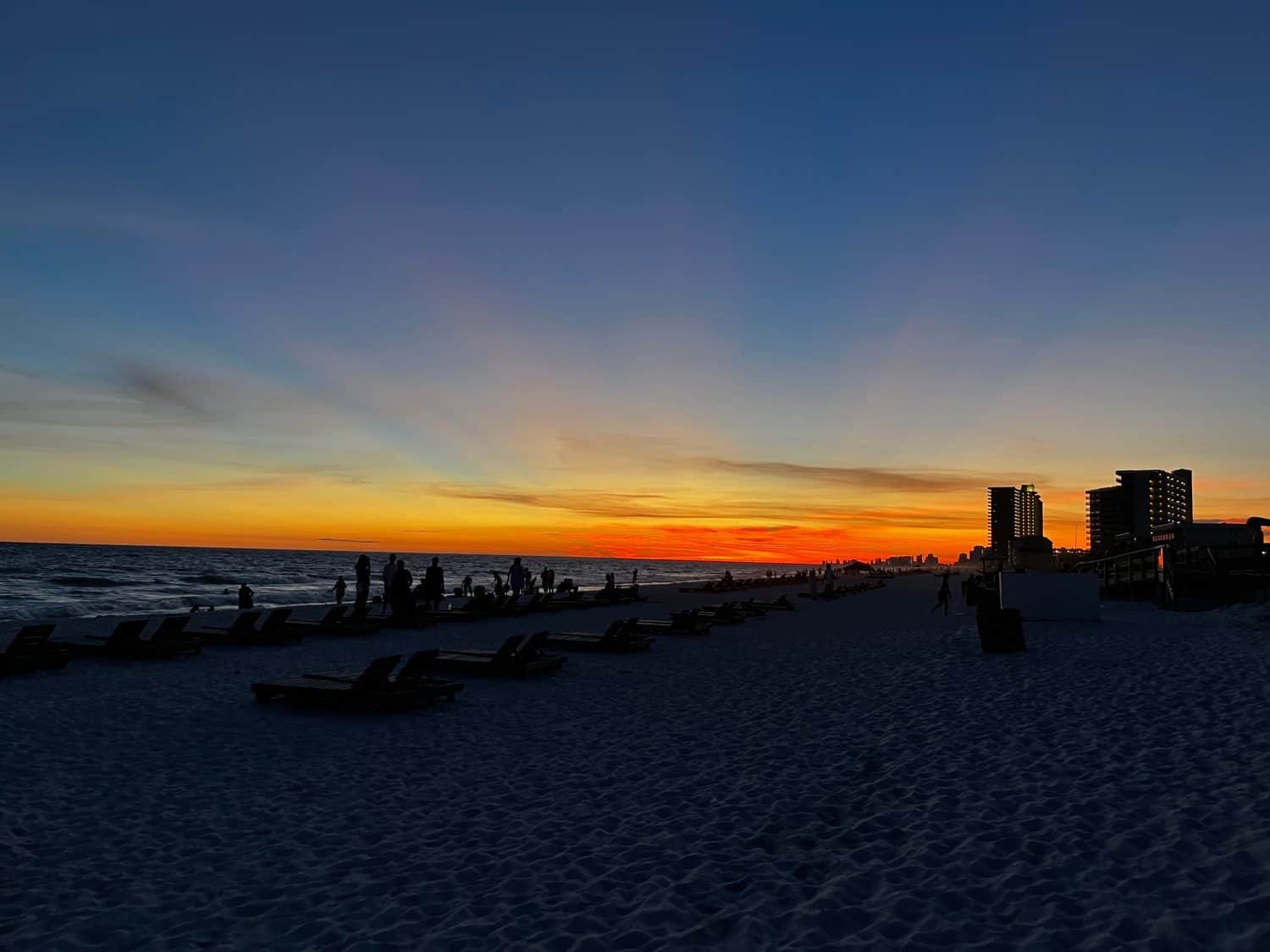 Sunset photo from Panama City Beach, Florida, Lower Grand Lagoon