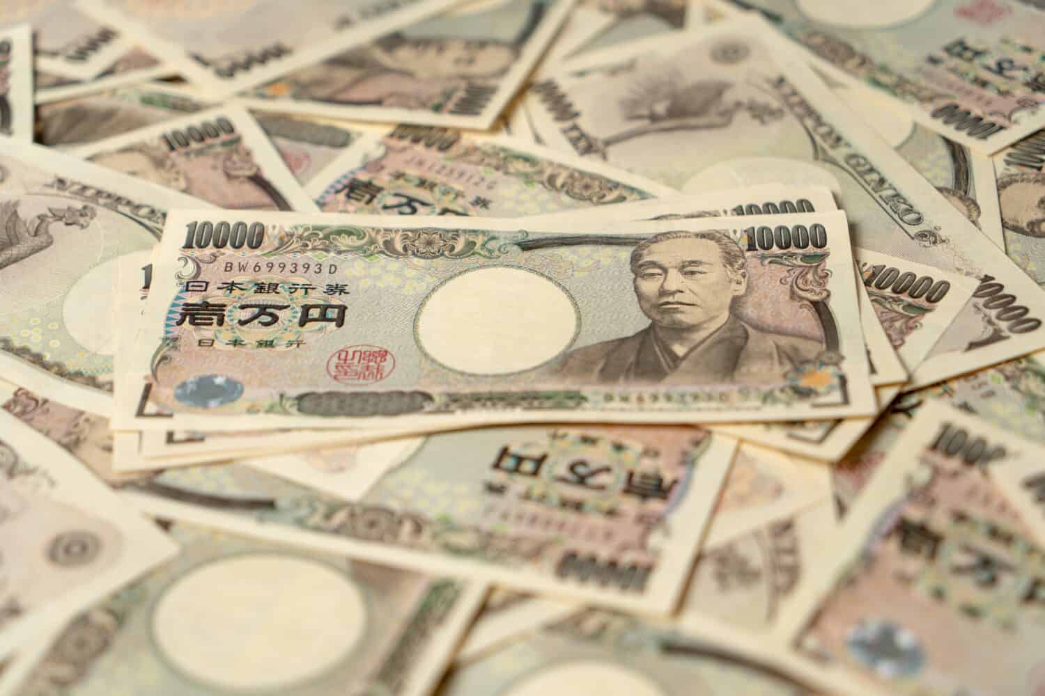 Japanese Stack Money 10000 Yen Fortune