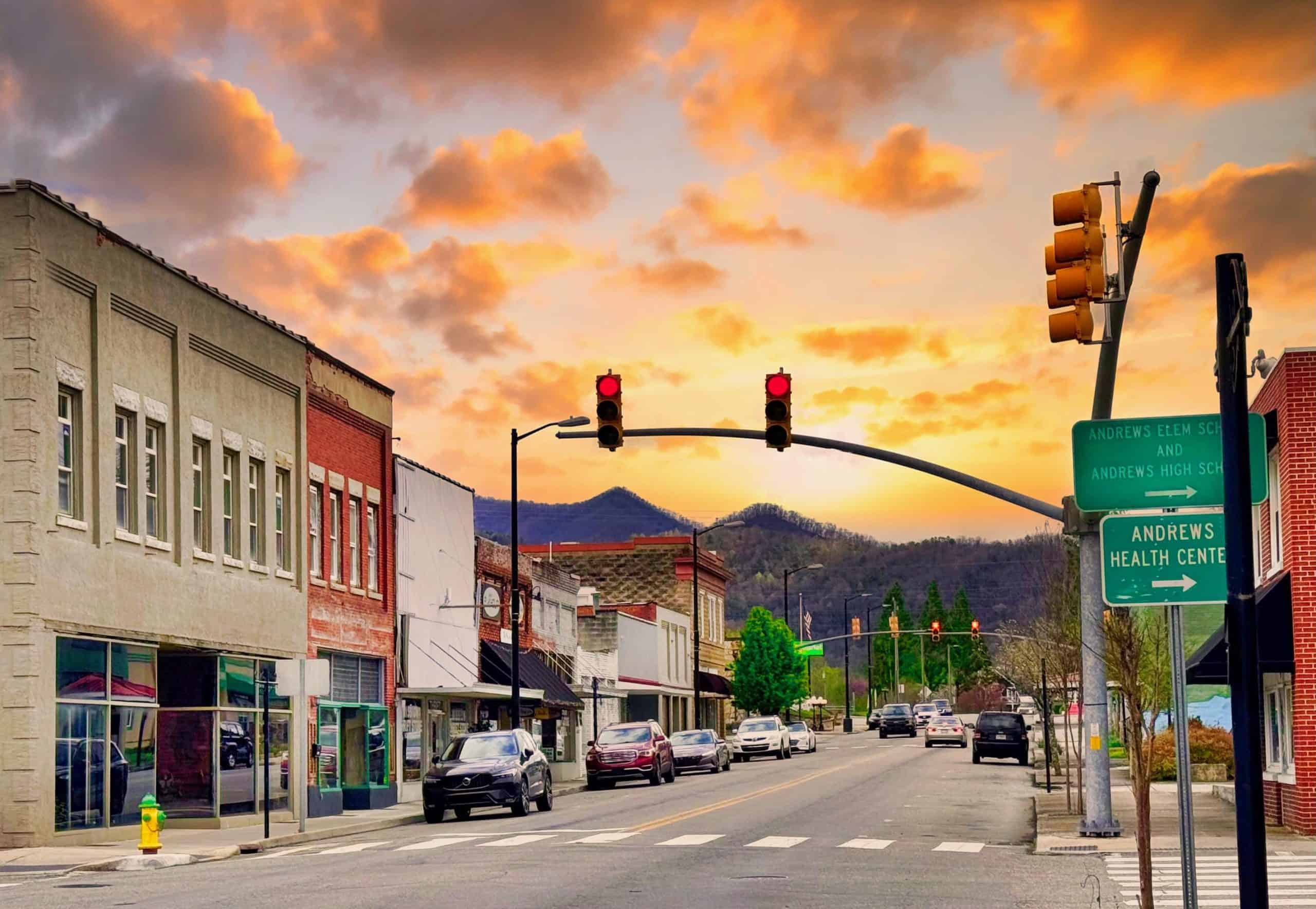 Cherokee+County+North+Carolina | Downtown Andrews, North Carolina, in Cherokee County 01