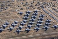 American airforce base | Overlook the aircraft boneyard, Davis-Monthan Air Force Base
