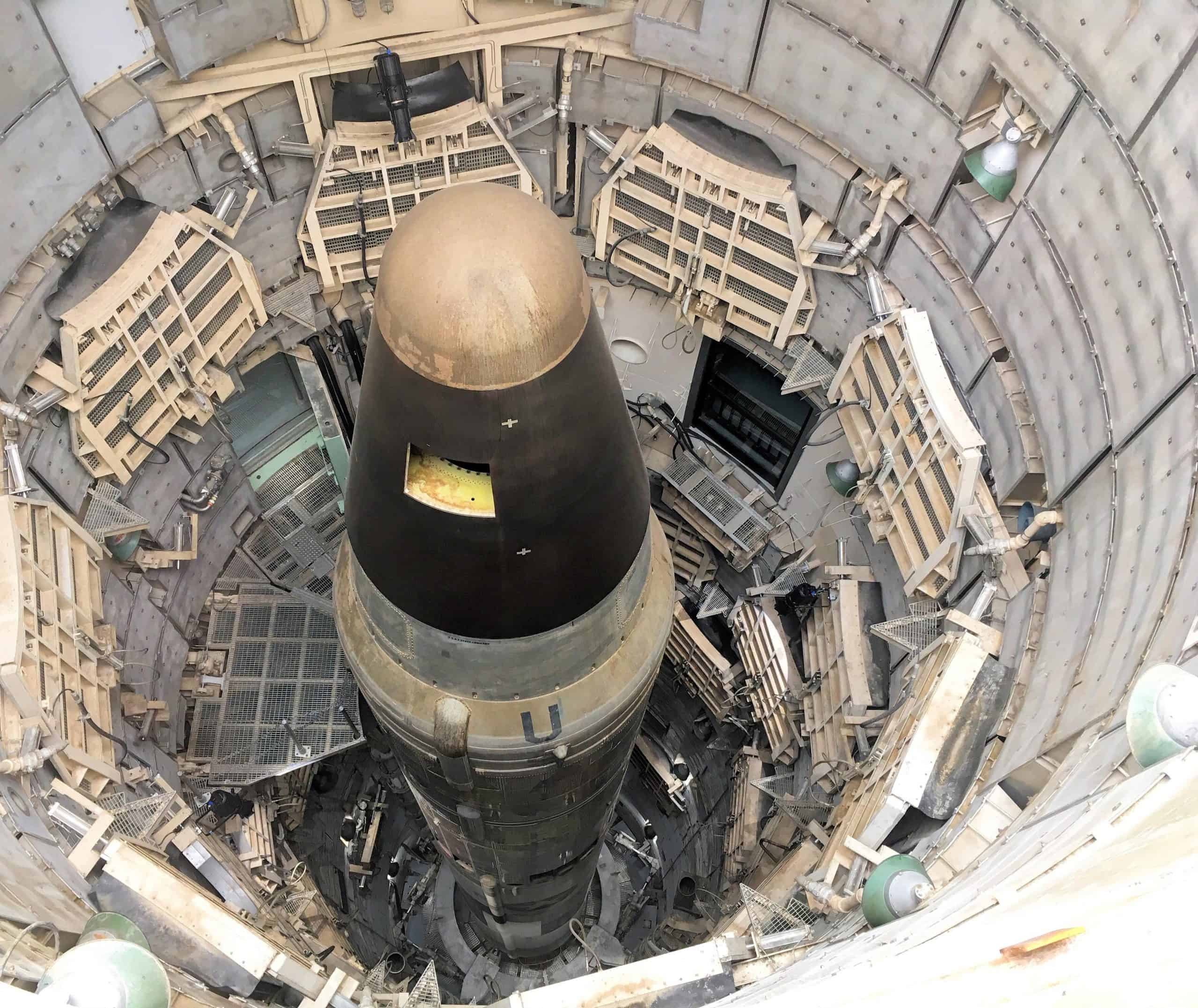 nuclear+missile+silos | Titan Nuclear Missile in ICBM Launch Silo