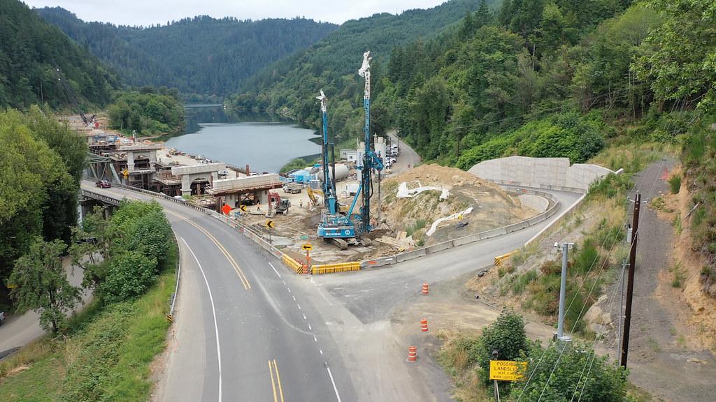 Oregon+highway | Oregon Highway 38 intersection north of Scottsburg Bridge