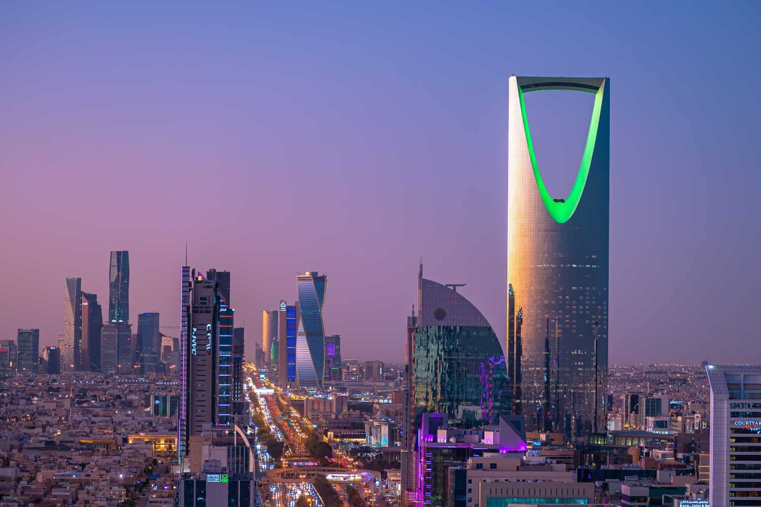 Aerial view of Riyadh, Saudi Arabia