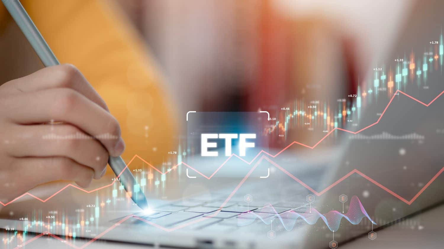 Exchange Traded ETF Investment Financial Concept.