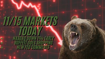 Live Market Updates: Nasdaq Composite Slides & Warren Buffett’s Newest Buy