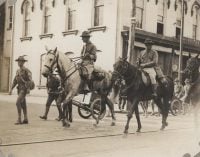General Smedley Butler Leading the Marines through Gettysburg, 1922