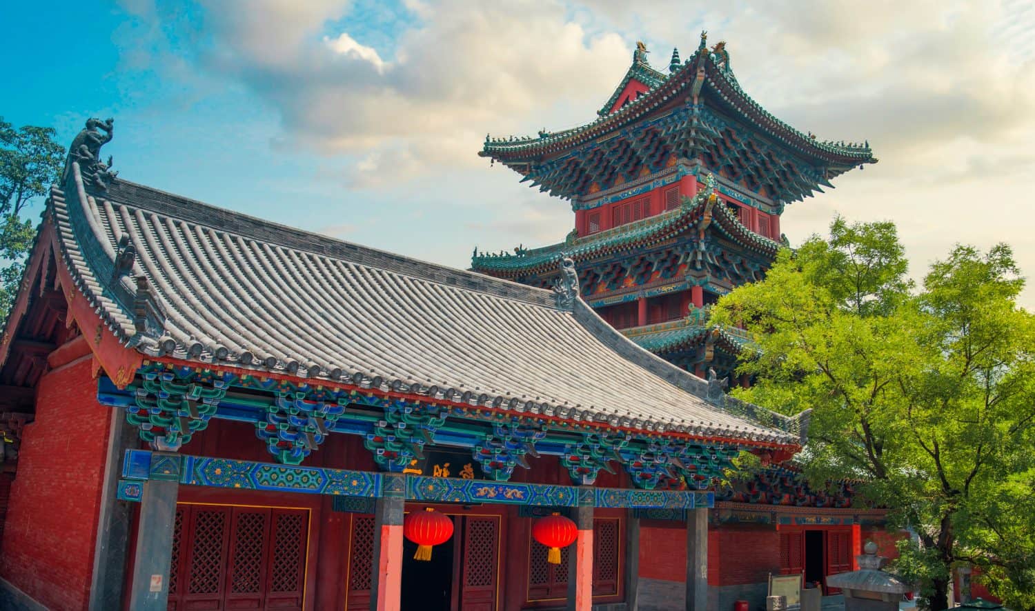 Shaolin is a Buddhist monastery in central China. Located on Songshan Mountain