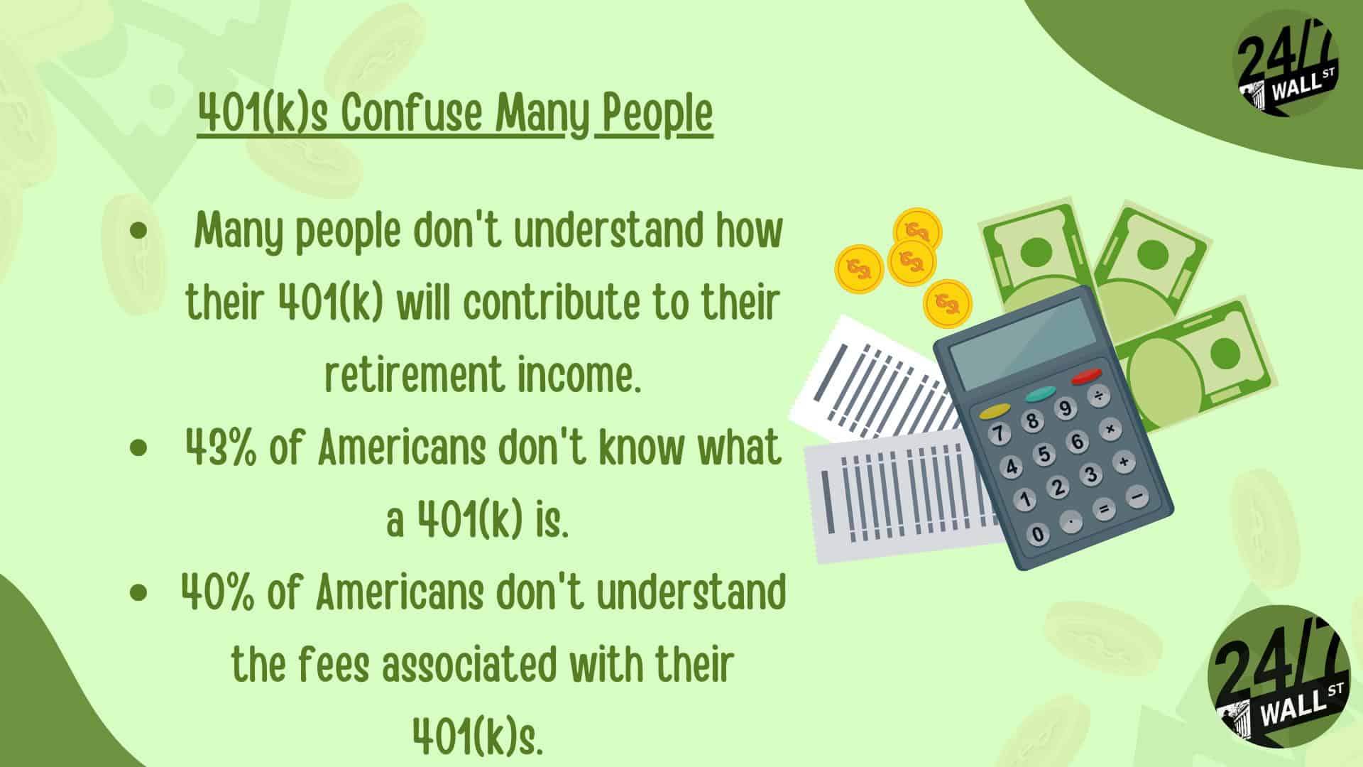 401(k)s Confuse Many People